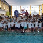 Die aktiven Schwimmer*innen mit ihrem Trainerteam der TSG 1862 Weinheim